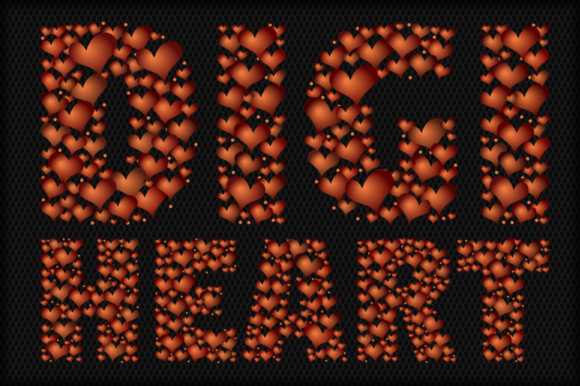 Digiheart: The Color Font Elevating Modern Design
