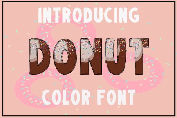 Donut: The Sweet Color Font for Creative Design