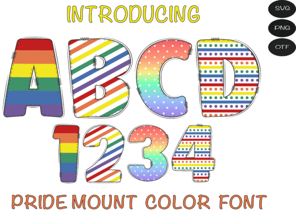 Elevate Your Brand with the Pride Mount Color Font