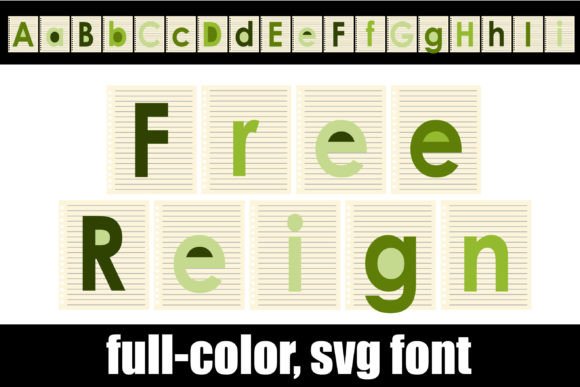 Free Reign: A Modern Font for St. Patrick's Day Design