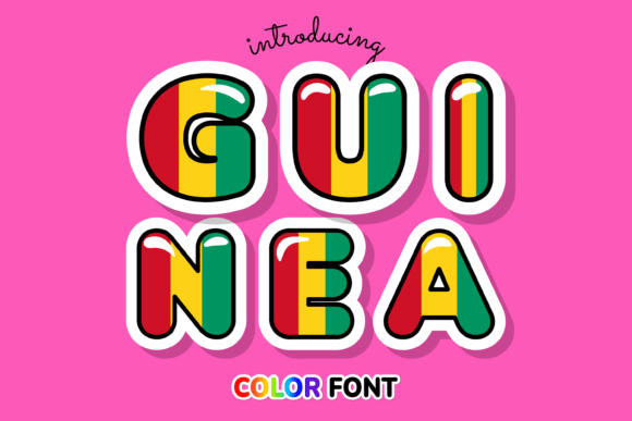 Guinea: The Vibrant Color Font for Modern Design
