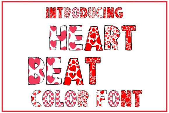 Heart Beat: A Typeface for Romantic Design Projects