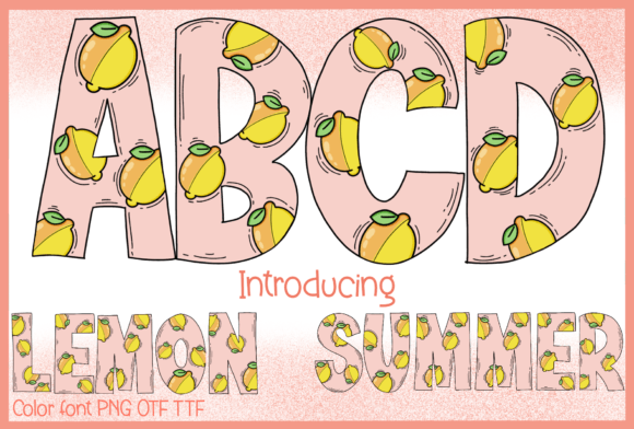 Lemon Summer: A Fresh Take on Playful Typography