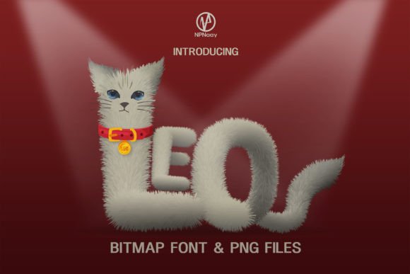 Leo: A Playful Wool Print Font for Creative Projects