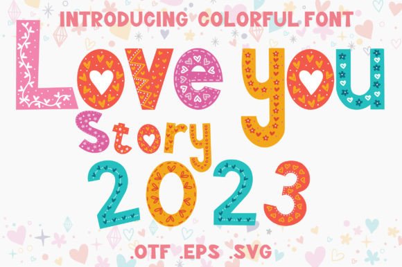 Love You Story: A Playful Font for Heartfelt Design