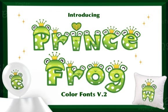 Prince Frog: The Playful Color Font for Creative Projects