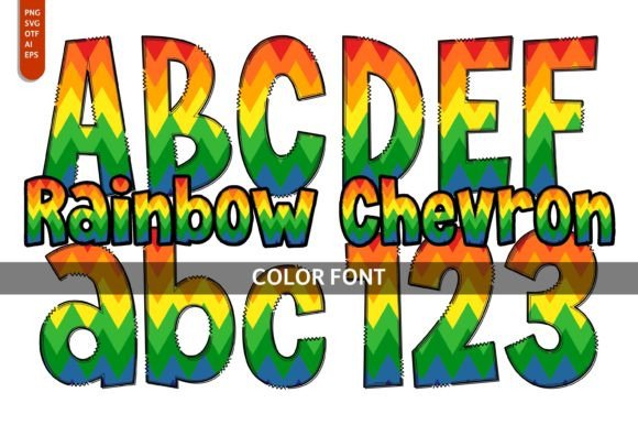 Rainbow Chevron: Vibrant Patterns for Creative Design