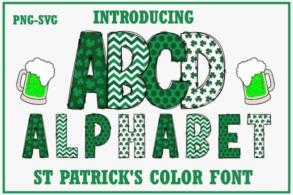 St Patrick's: An Organic Color Font for Modern Design