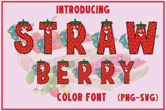 Strawberry Funny: A Font That Brings Joyful Energy to Design