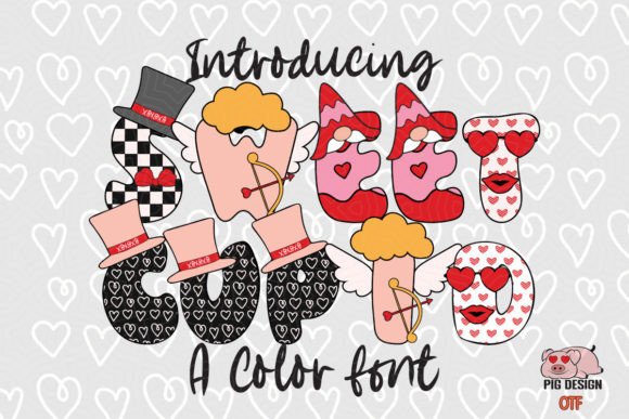 Sweet Cupid: A Whimsical Font for Creative Branding