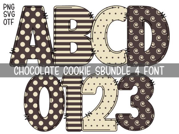 Sweeten Your Design: The Allure of Chocolate Cookies Typography