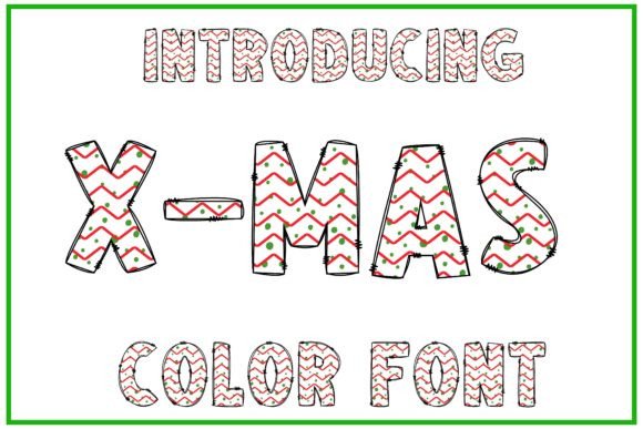 The Festive Charm of X-mas: A Designer's Cross-Stitch Asset