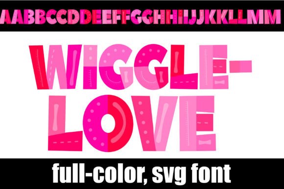 Wigglelove: A Color Font for Playful & Engaging Design